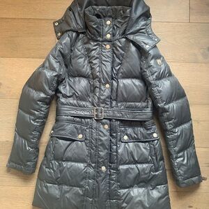 Vince Camuto Gunmetal Gray Puffer 3/4 Jacket